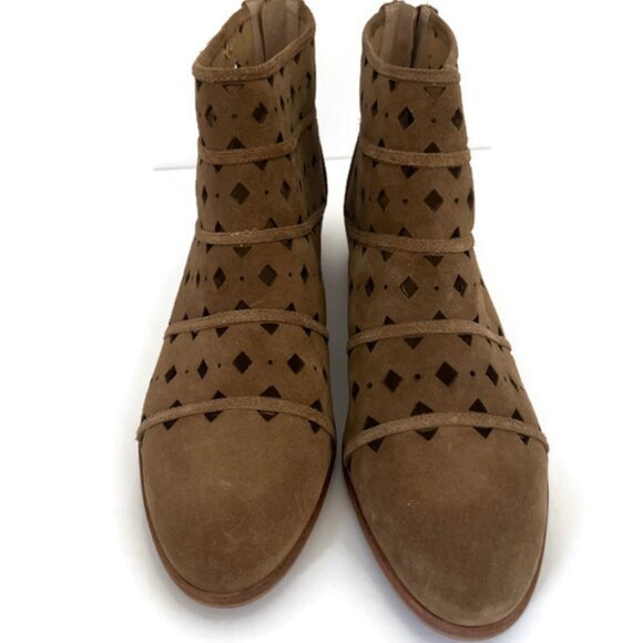 Michael Kors Uma Perforated Flat Bootie - Picture 3 of 10